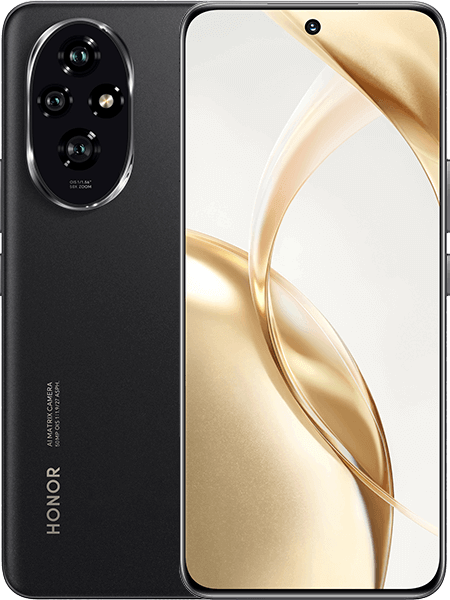 HONOR 200 Black + HONOR Watch 5 Black