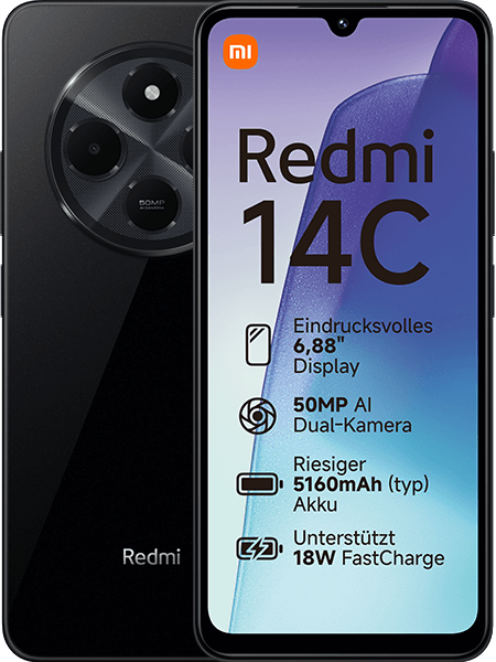 Xiaomi Redmi 14C Midnight Black